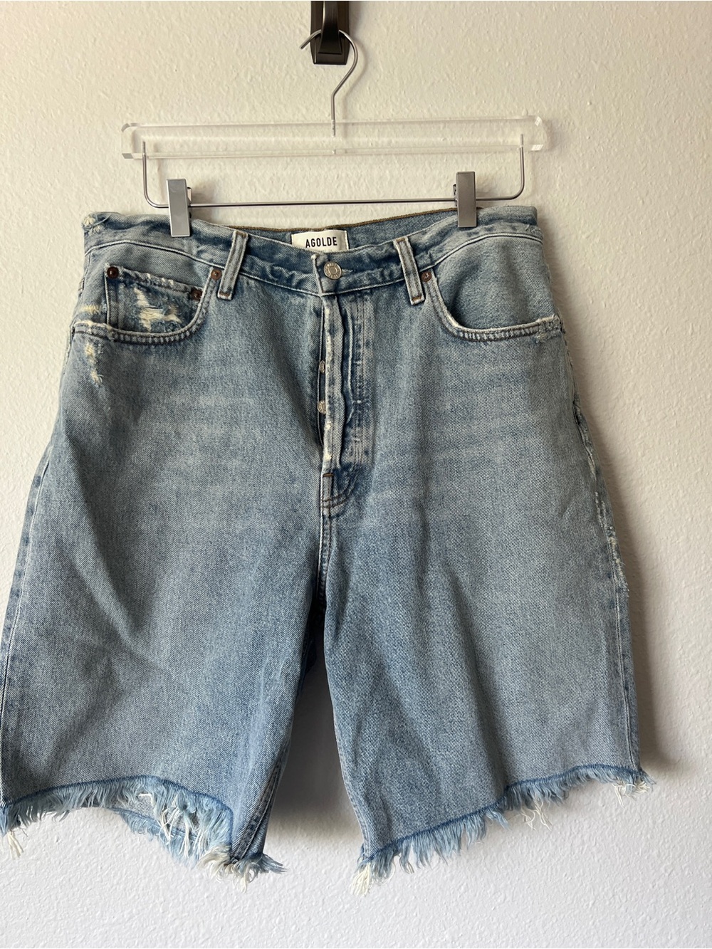 AGOLDE 90's Pinch Waist Short in Latitude - Picture 4 of 7
